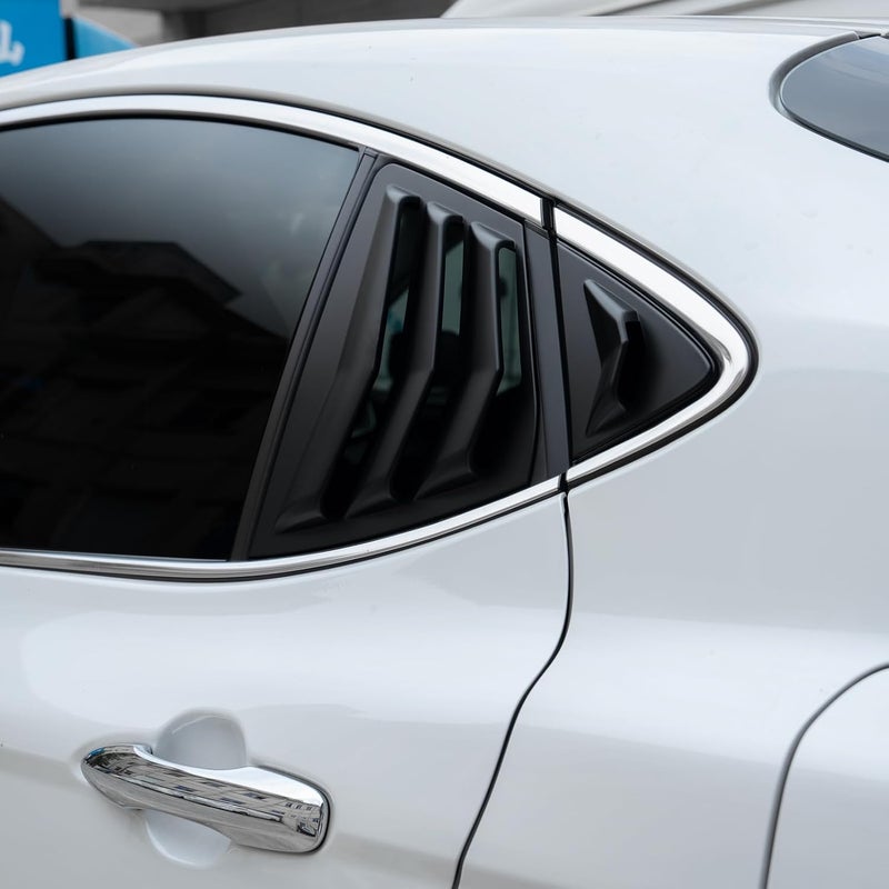 CKE for 9th Gen Camry LE SE XLE XSE Compatible with Toyota Camry 2025 2026 Accessories Sporty Car Exterior Rear Side Window Louvers Air Vent Scoop Shades Cover Trim Blinds -Matt Black - Image 5